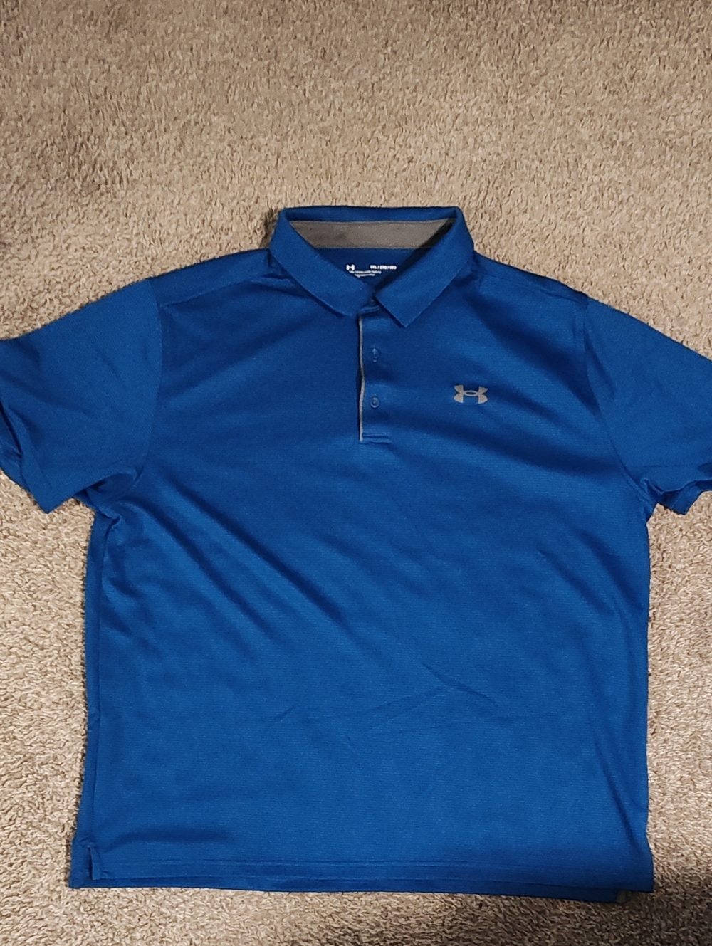 Under Armour Men's Royal Blue Performance Polo